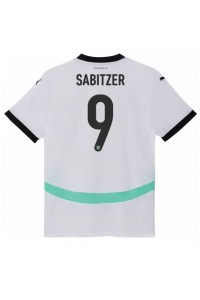 Oostenrijk Marcel Sabitzer #9 Voetbaltruitje Uit tenue EK 2024 Korte Mouw